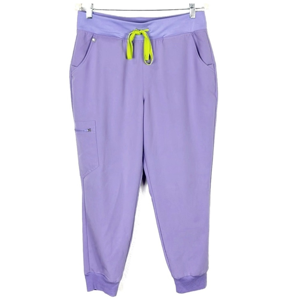 FIGS Zamora lavender jogger scrub pants L